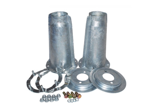 Britpart Galvanised Standard Height Turret And Retainer Kit - DA1186