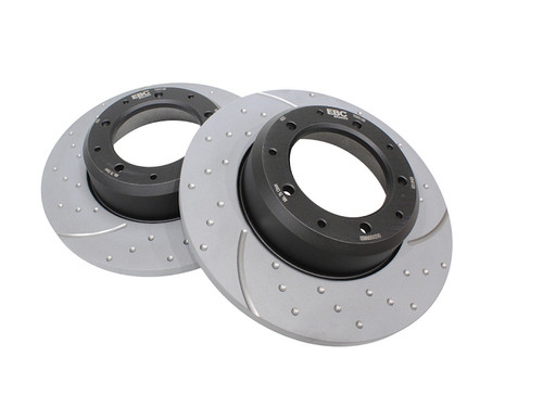 EBC Performance Rear Drilled and Grooved Discs for Defender 110 1999  - LR189509