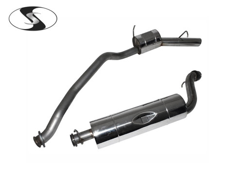 Double S Single Tailpipe Exhaust For Range Rover P38 2.5 Dse