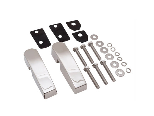 Britpart Stainless Steel Windscreen Bracket Set for Defender - DA1142SS