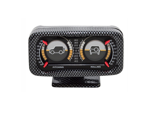 Britpart Carbon Fiber Effect Incline Land Meter - DA1004