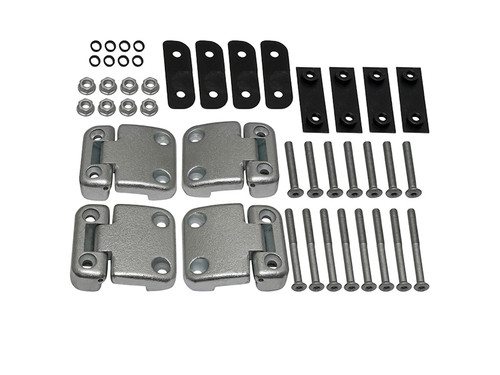 Allmakes 4x4 Rear Side Door Hinge Kit with Fixing Kit for Defender - GA1275