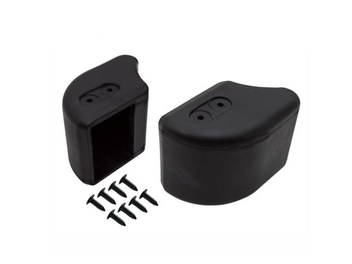 Britpart Defender Rubber Bumper End Cap Set - DA8601