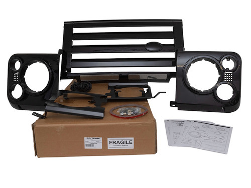 Britpart Black SVX Style Front Grille Kit for Defender - LR008361