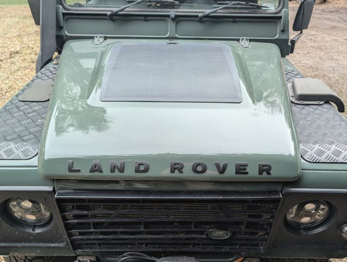 Terrafirma Bonnet Mounted 70W Solar Panel System for Defender - TF1901