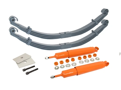 Britpart LWB Rear Parabolic Spring Kit and Shock Absorber Kit for Series - DA2782