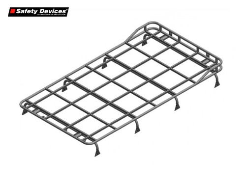 Safety Devices Gutter Mounted Short Luggage Railed Roof Rack For Defender 110 - DA4705