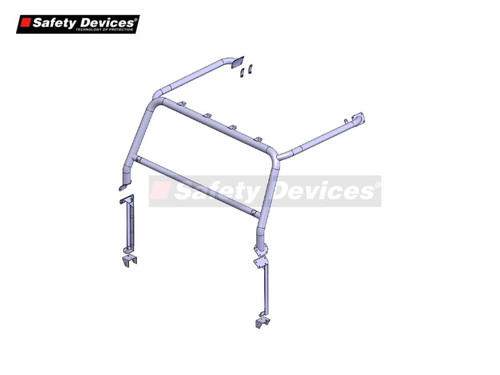 Safety Devices Defender Silver Full External Style Bar - RBL2303SSS