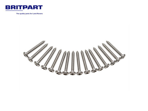 Britpart Stainless Steel LED Light Screw Kit From 1994 - DA1168