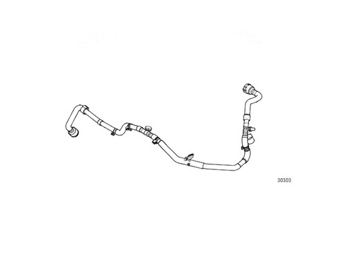 Genuine 3.0 Ingenium Petrol AJ20P6 Intercooler Inlet Coolant Hose - 104123846