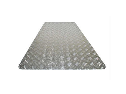 Britpart Defender Silver Bonnet Chequer Plate Set -  DA2066