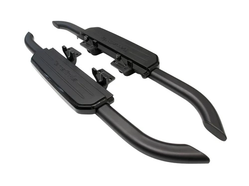 Terrafirma Style Fixed Black Side Steps for New Defender 90 - VPLEP0524