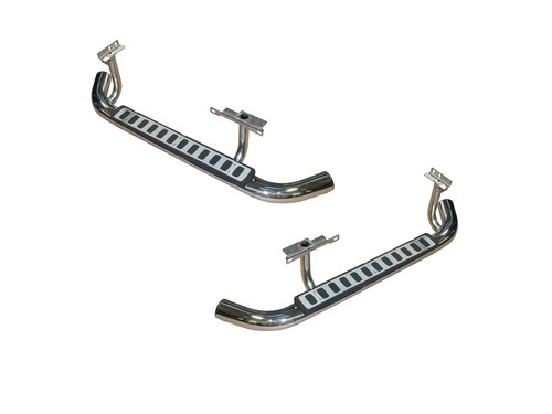Allmakes 4x4 Defender 90 Fire and Ice Stainless Steel Side Steps - LR008379