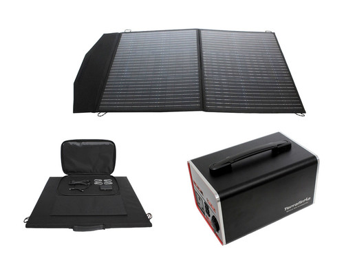 Terrafirma 500W Portable Power Station and Power Panel