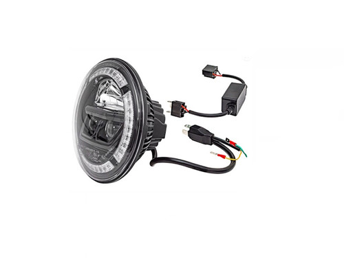 Lynx Halo RHD Sealed Beam LED Headlight for Defender - DA3462