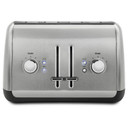 Kitchenaid® 4-Slice Toaster with Manual High-Lift Lever KMT4115SX