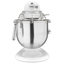 Kitchenaid® NSF Certified® Commercial Series 8-Qt Bowl Lift Stand Mixer with Stainless Steel Bowl Guard KSMC895WH