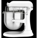 Kitchenaid® NSF Certified® Commercial Series 8-Qt Bowl Lift Stand Mixer with Stainless Steel Bowl Guard KSMC895WH