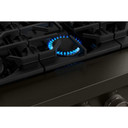 KitchenAid® 48-inch 6-Burner Gas Commercial-Style Rangetop with Griddle KCGK948TBE