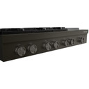KitchenAid® 48-inch 6-Burner Gas Commercial-Style Rangetop with Griddle KCGK948TBE