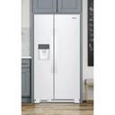 Whirlpool® 36-inch Wide Side-by-Side Refrigerator - 25 cu. ft. WRS335SDHW