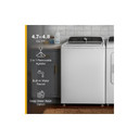 Whirlpool® 5.4 - 5.5 Cu. Ft. I.E.C. Capacity Top Load Washer with Removable Agitator WTW5057LW