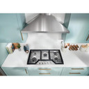 Whirlpool® 36-inch Gas Cooktop with Fifth Burner WCGK7036PS