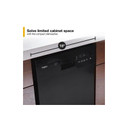 Whirlpool® Small-Space Compact Dishwasher with Stainless Steel Tub WDPS5118PB
