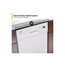 Whirlpool® Small-Space Compact Dishwasher with Stainless Steel Tub WDPS5118PW