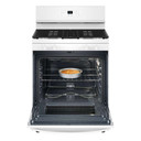 Whirlpool® 30-inch Self Clean Gas Range with No Preheat Mode WFGS3530RW