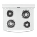 4.8 cu. ft. Whirlpool® electric range with Keep Warm setting YWFC150M0JW