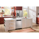 Kitchenaid® 44 dBA Dishwasher with 360° Max Jets™ Third Rack and LED Interior Lighting KDPM804KPS