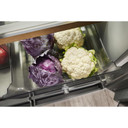Kitchenaid® 19.4 cu. ft. 36-inch wide Counter-Depth 4-Door Refrigerator with PrintShield™ Finish KRQC506MPS