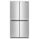 Kitchenaid® 19.4 cu. ft. 36-inch wide Counter-Depth 4-Door Refrigerator with PrintShield™ Finish KRQC506MPS