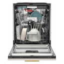 Kitchenaid® 39 dBA PrintShield™ Finish Flush-to-Cabinet Dishwasher with FreeFlex™ Fit Third Level Rack KDTF924PPA