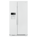 Amana® 33-inch Side-by-Side Refrigerator with Dual Pad External Ice and Water Dispenser ASI2175GRW