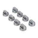 Cooktop Burner Control Knob Kit, Stainless Steel W10231704