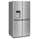 Whirlpool® 36-Inch Counter Depth 4 Door Refrigerator with Ice Maker in Door WRQC7836RZ