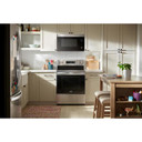 Whirlpool® 30-inch Energy Star Electric Range with Air Cooking Technology, No Preheat Air Fry and Air Baking and Self Clean YWFES5030RZ