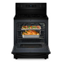 Whirlpool® 30-inch Energy Star Electric Range with Air Cooking Technology, No Preheat Air Fry and Air Baking and Self Clean YWFES5030RB