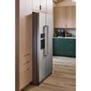 Kitchenaid® 36" Counter-Depth 19.4 Cu Ft 4-Door Refrigerator with Flexible Temperature Zone KRQC736RPS