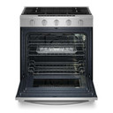 Whirlpool® 30-inch Smart Slide In Gas Range with Air Cooking Technology, No Preheat Air Fry, Steam/Self Clean and High Speed Preheat WSGS7530RZ
