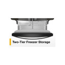 Whirlpool® 36-Inch Wide Counter-Depth French Door Bottom Mount Refrigerator - 20 cu. ft. WRFC2036RV