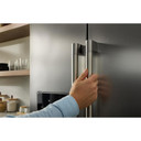 Maytag® 36-inch Wide Full-Depth Side-by-Side Refrigerator with Arctic Blue Interior - 28.3 Cu. Ft. MRSF6636RZ