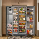 Kitchenaid® 28.7 Cu. Ft. Side-by-Side Refrigerator with Exterior Ice and Water Dispenser in PrintShield™ Finish KRSF536RPS