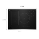 Whirlpool® 30" Intelligent Induction Cooktop with Temp Cook™ Technology and WipeClean™ Coating WCIT7530SS