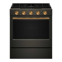 Kitchenaid® 5.0 Cu. Ft. Smart Slide-in Gas Range with Convection Cooking Modes and 2-in-1 Burner KSGS530SBE