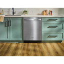 Whirlpool® 24-Inch Dishwasher with Total Coverage Wash Action and Auto Open Air Dry in Fingerprint Resistant Stainless Steel WDTS8024SZ