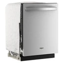 Whirlpool® 24-Inch Dishwasher with Total Coverage Wash Action and Auto Open Air Dry in Fingerprint Resistant Stainless Steel WDTS8024SZ