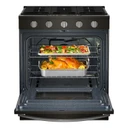 Whirlpool® 30-inch Gas Range with Air Cooking Technology WSGS5030SV
